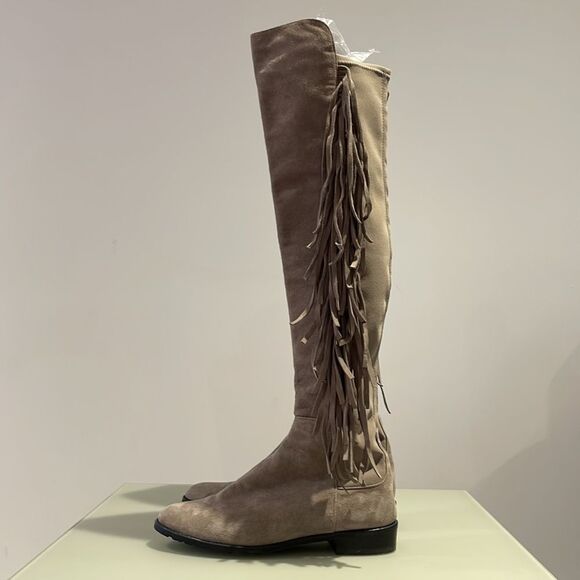 Stuart Weitzman 5050 Fringe Boots - Picture 3 of 7